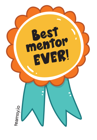 'Best Mentor Ever' Sticker