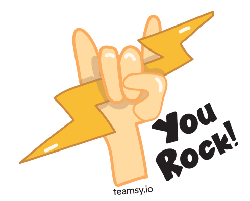 'You Rock' Sticker