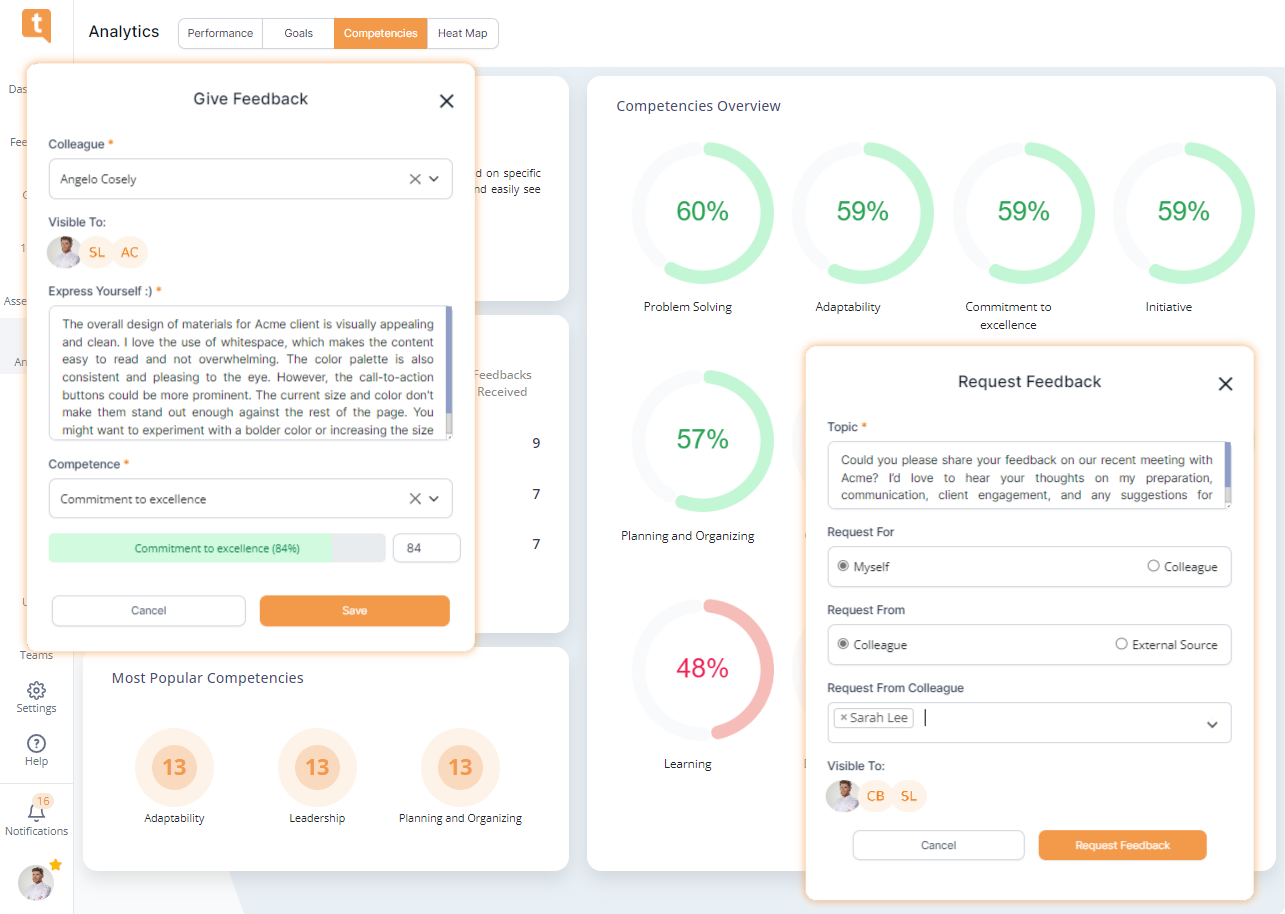 continuous feedback